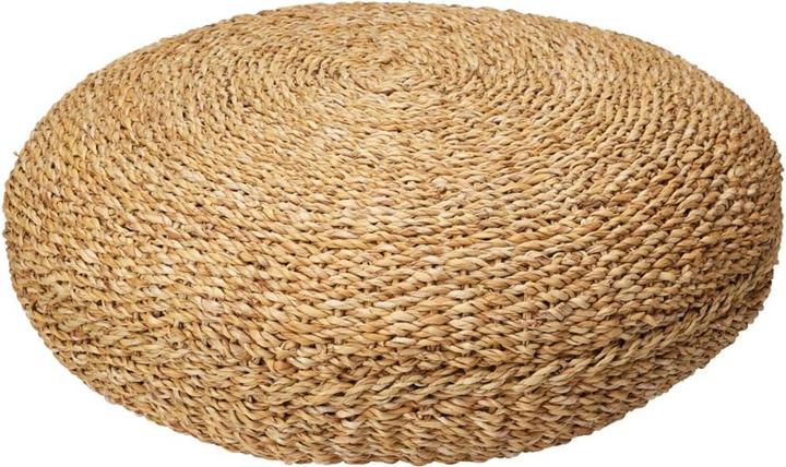 Home&Styling Pouf Rond Naturel Ø58x20 cm Herbe de mer,Couleur