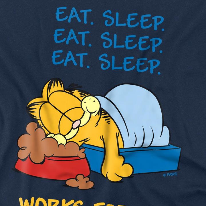 Produktbild Garfield Works For Me TShirt (5XL)