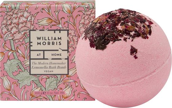 Immagine prodotto Morris & Co William Morris Bomba da bagno 200g al profumo di petali di rosa Regalo di bellezza per lei (Bombe da bagno)