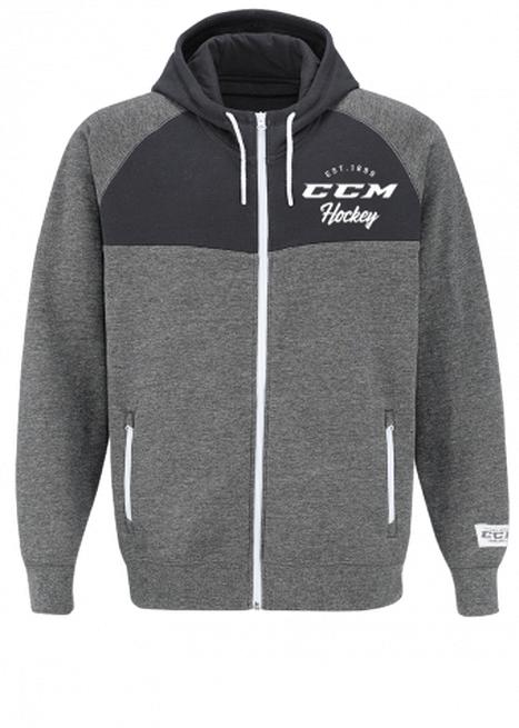 Produktbild CCM F3856 ACADEMY FULL ZIP HOOD SR (Rot, S) (S)