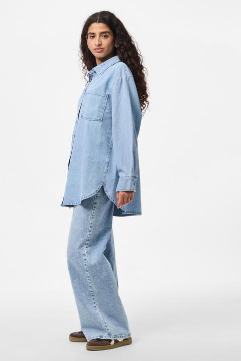 Immagine prodotto Pieces Pcmaisie Ls Denim Shirt Noos Bc (L)