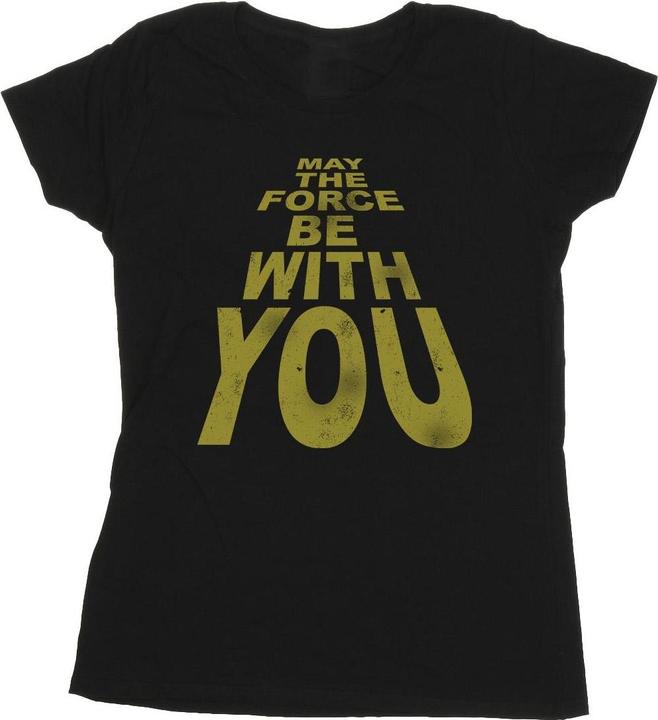 Image du produit Star Wars - T-shirt MAY THE FORCE BE WITH YOU - Femme (M)