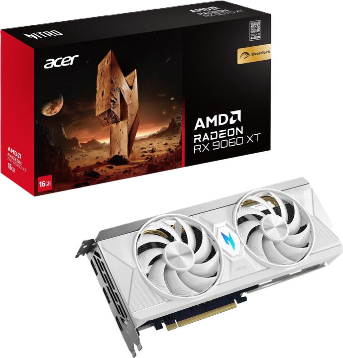 Acer Nitro AMD RX9060 XT OC 16GB WHITE (16 GB)