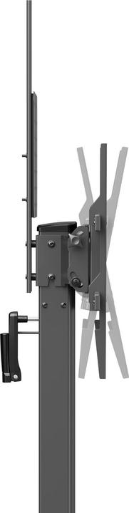 Actual product image SpeaKa Professional SP-TVC-1300 TV-Rollwagen Höhenverstellbar, Handkurbel, Kamer (37" - 75")
