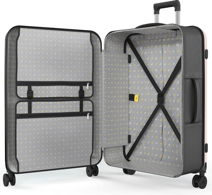 Actual product image Rollink Harde suitcase / trolley / travel case - Vega 360 - 76 cm - Rose (105 l, L (90 - 115l))
