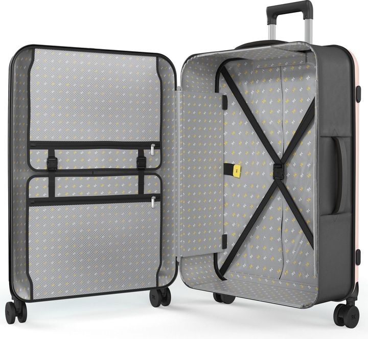 Produktbild Rollink Harde koffer / Trolley / Reiskoffer - Vega 360 - 76 cm - Rose (105 l, L (90 - 115l))