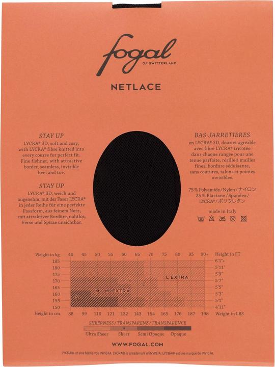Produktbild Fogal Halterlose Strümpfe "Netlace" (40 - 42)