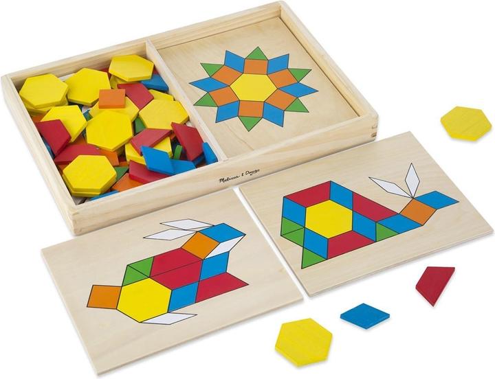 Produktbild Melissa & Doug Pattern Blocks and Boards