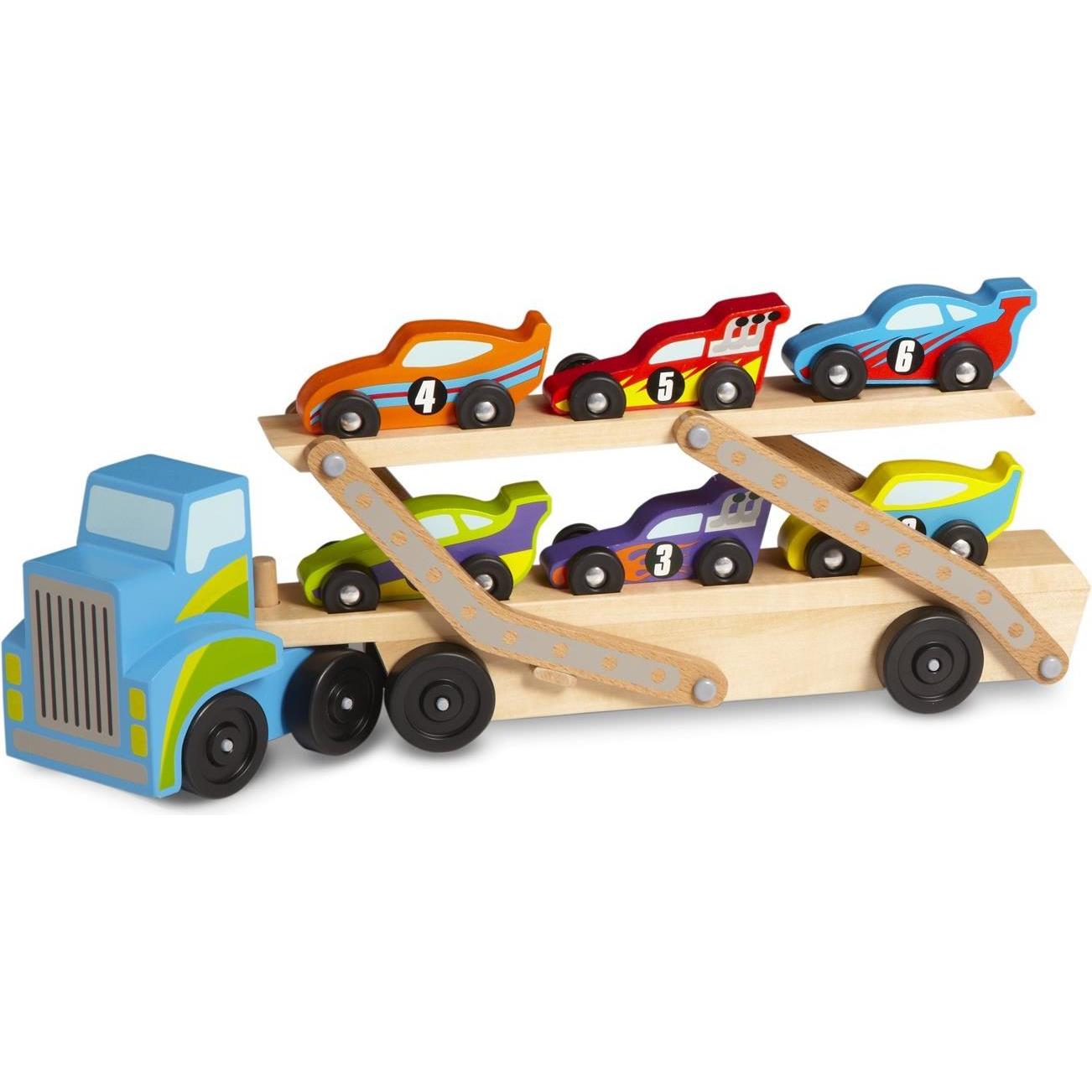 Melissa & Doug Mega Race Car Carrier