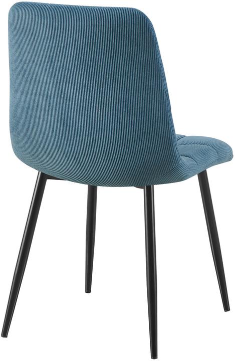 Actual product image CLP 4er Set Esszimmerstuhl Tilde gepolstert mit Rückenlehne bis 150 kg belastbar