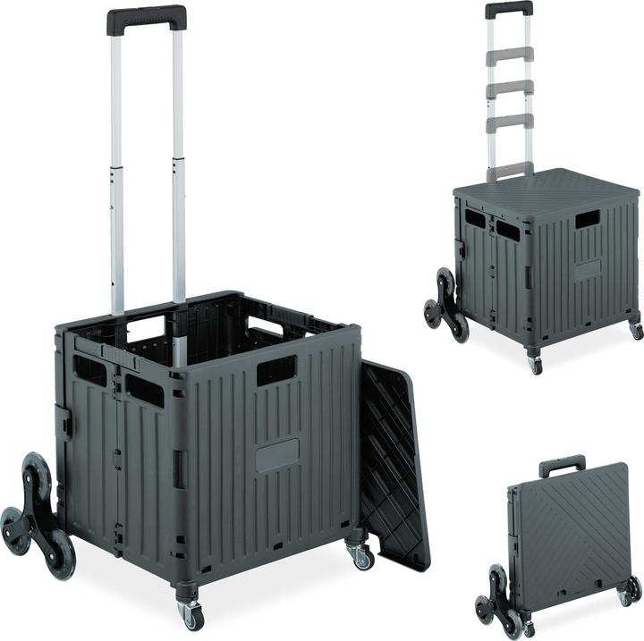 Produktbild Relaxdays Einkaufstrolley