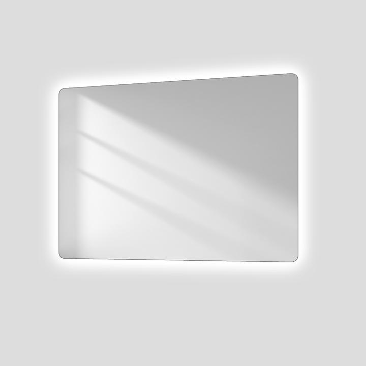 Produktbild Emke LED Badezimmerspiegel 70x50 cm, Kaltweiss 6500 K, rostbeständiger Spiegel, IP44, für Badezimmer (70 x 50 x 3 cm)