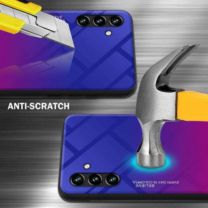 Produktbild Cadorabo TPU 2 Farben Glas Hülle (Samsung Galaxy A13 5G)