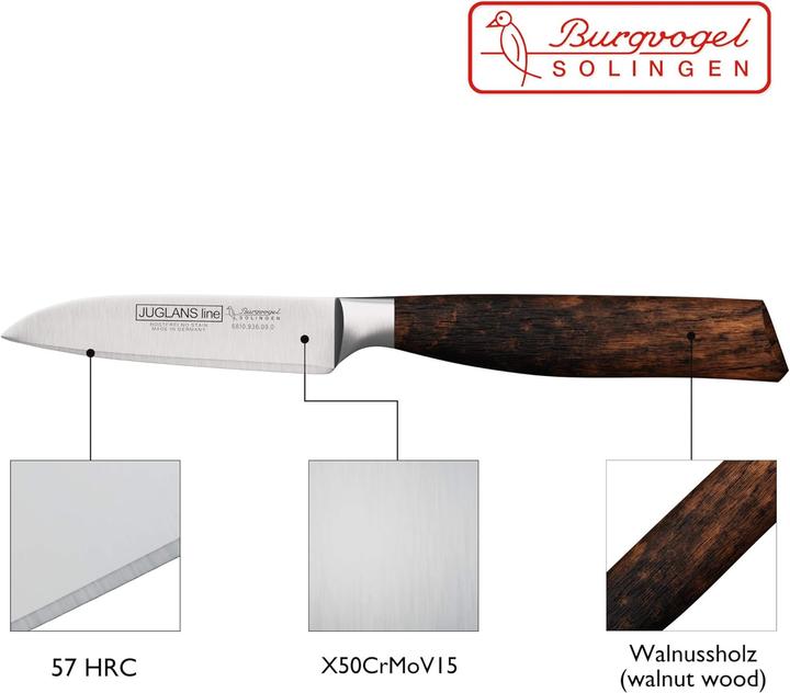 Actual product image Burgvogel Solingen Juglans Line (9 cm)