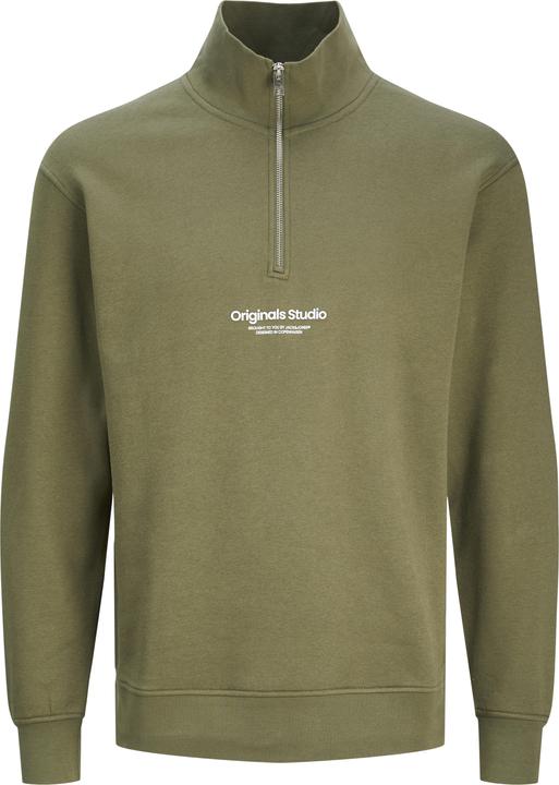 Produktbild Jack & Jones Text Sweatshirt mit halbem Reissverschluss Sweatshirt mit halbem Reissverschluss (S)