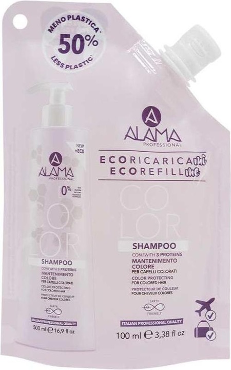 Alama Professional Color Eco Refill (100 ml, Liquid shampoo)