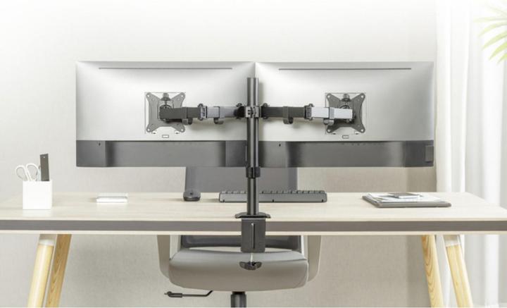Produktbild LC-Power Tischhalterung LC-EQE-A32B-D 32 bis 18 kg – Schwarz (Tisch, 32")