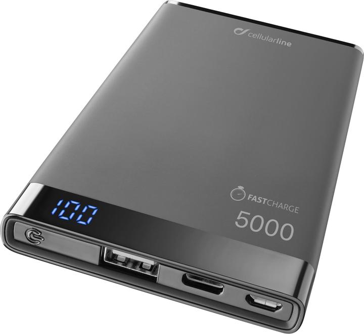 Produktbild Cellularline Freepower Manta S (5000 mAh, 10 W, 18.50 Wh)