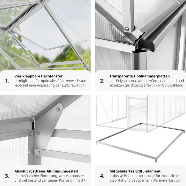 Produktbild tectake Gewächshaus