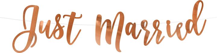 Produktbild Partydeco Girlande Just Married