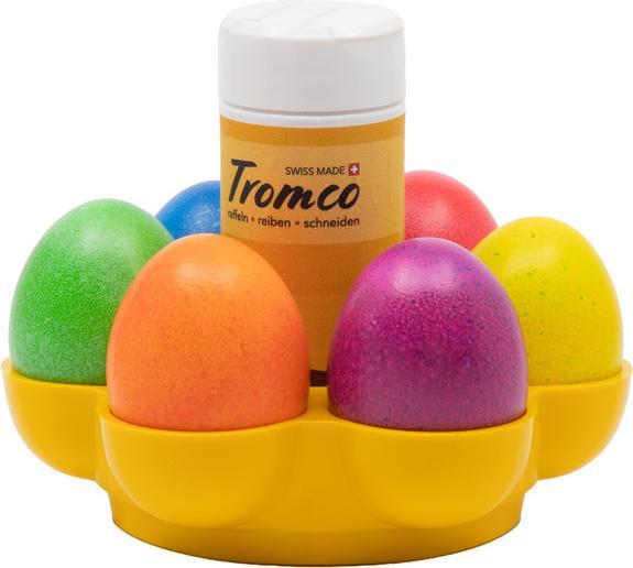 Actual product image Tromco Egg cup / egg holder for 6 eggs with spice shaker holder (1 x)