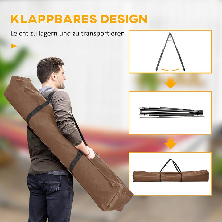 Image du produit Outsunny Support pour hamacs avec cadre en acier (120 kg)