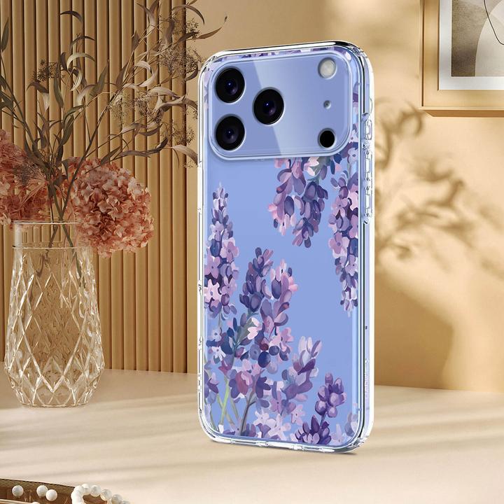 Immagine prodotto Cover-Discount iPhone 17 Pro - Silikon Gummi Hülle Blumen (Apple iPhone 17 Pro)