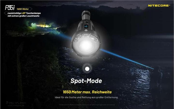 Actual product image Nitecore P35i - LED and laser light (18.70 cm, 3000 lm)