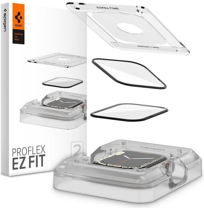 Productafbeelding Spigen ProFlex EZ FIT Apple Watch 7 45mm 2szt./2st AFL04051 Szkło Hybrydowe