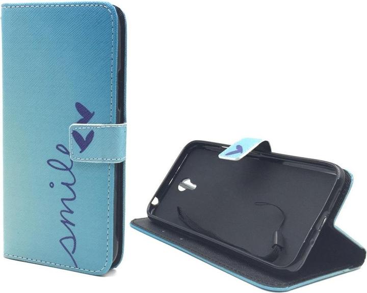 Produktbild König Design Schutz Hülle für Lenovo ZUK Z1 Smile Blau Tasche Case Cover Etuis + 1 Panzer Schutz Glas (Lenovo Zuk Z1)