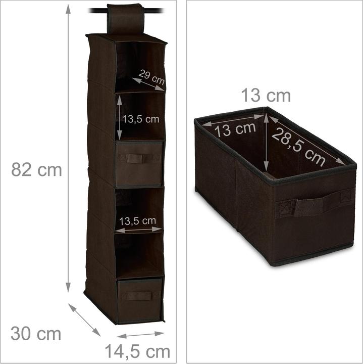 Immagine prodotto Relaxdays Scaffale da appendere 6 scomparti
