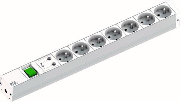 Actual product image Bachmann Power Distribution Unit Aluminum (4x, CEE 7/3, 2 m)