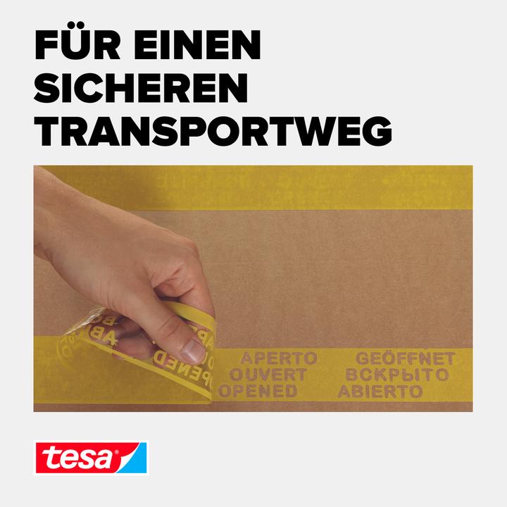 Produktbild tesa tesapack Packband SECURE & STRONG mit Siegel-Effekt (50 mm)