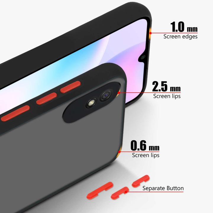 Immagine prodotto Cadorabo Custodia per Xiaomi RedMi 9A / RedMi 9AT Hybrid Matt (Xiaomi Redmi 9A, Xiaomi Redmi 9AT)