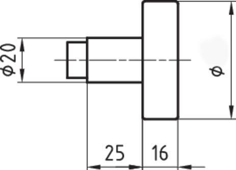 Produktbild Glutz Türknopf (Türknopf)