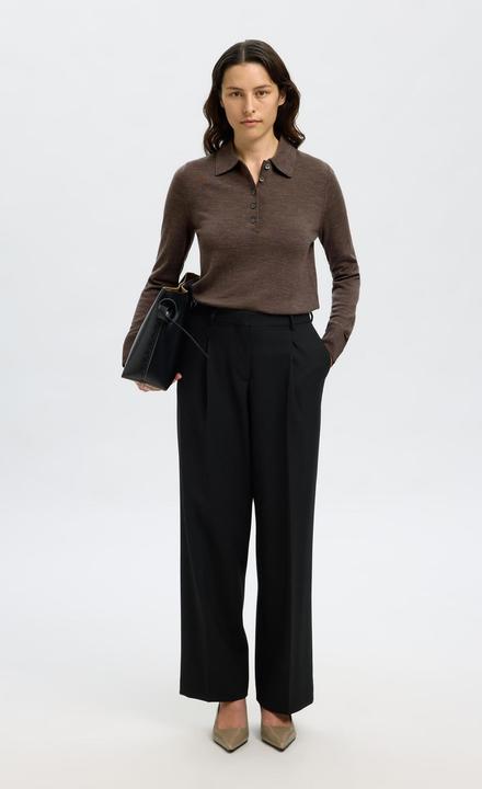Produktbild Selected Femme Slfthea Ls Knit Merino Collar Neck Noos (L)
