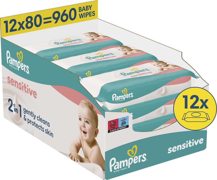 Image du produit Pampers Sensitive (960 pcs)