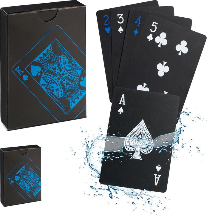 Produktbild Relaxdays Pokerkarten (Englisch, Deutsch, Französisch, Italienisch)