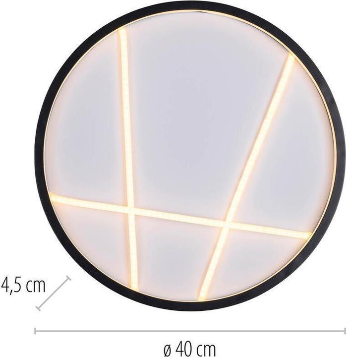 Produktbild Selltec LED Deckenlampe Mikado 40 dimmbar per Wandschalter, warmweiss 3000k (4250 lm)