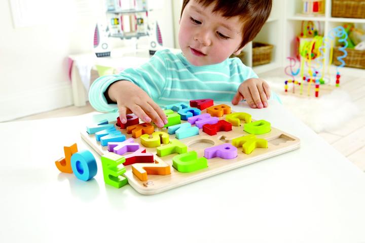 Produktbild Hape Buchstaben Puzzle Grossbuchstaben (21 Teile)