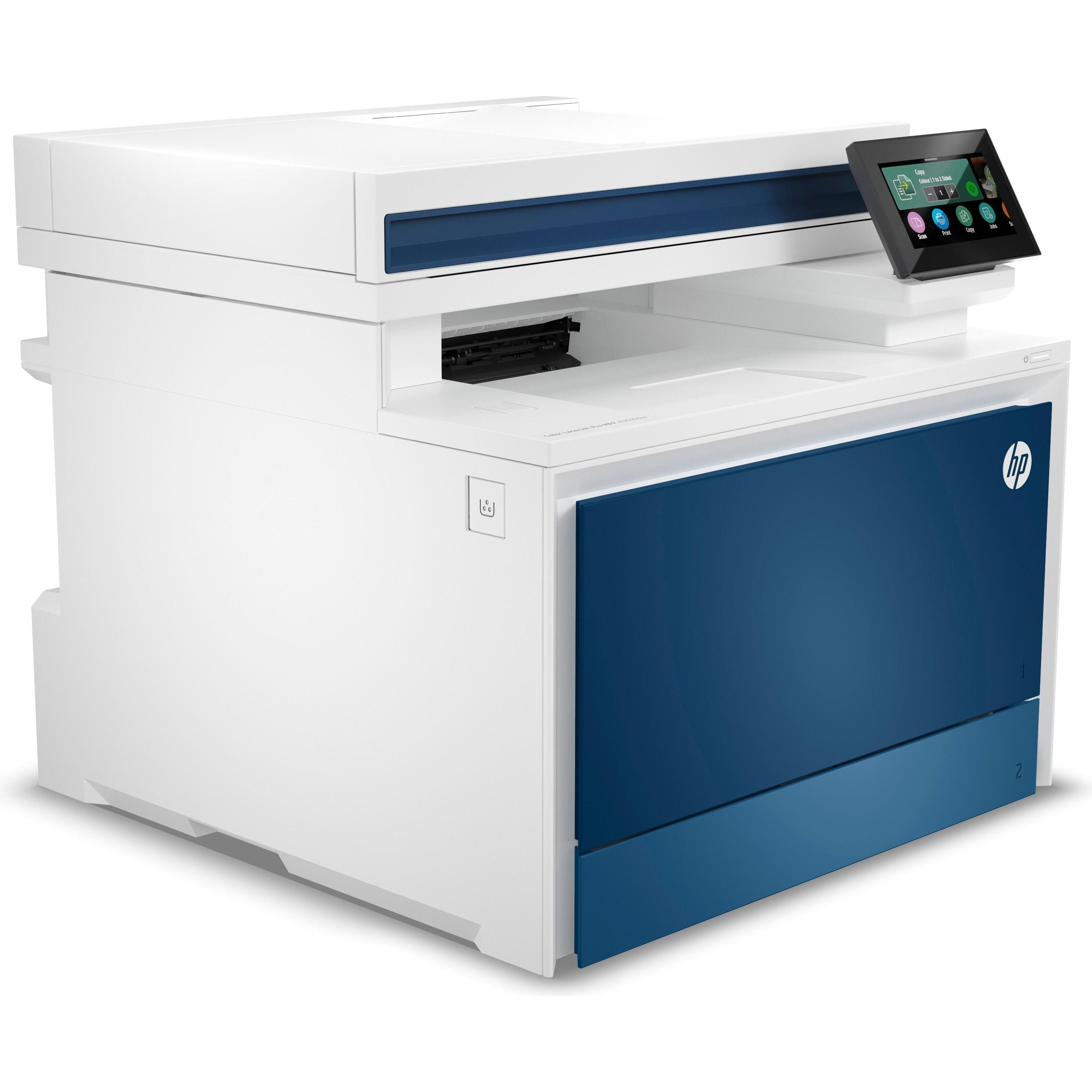 Thumbnail - HP Color LaserJet Pro MFP 4302fdw (Laser, Farbe), Drucker, Weiss, Blau