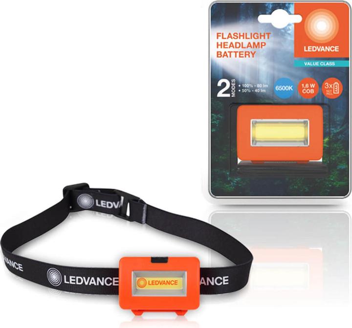 Actual product image Ledvance LED torch FLASHLIGHT HEADLAMP BATTERY HEADLAMP BATTERY Neutral white 4099854175725