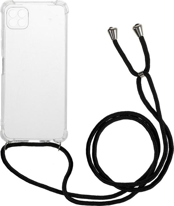 Produktbild Cover-Discount Galaxy A22 5G - Hülle mit Umhängeband transparent