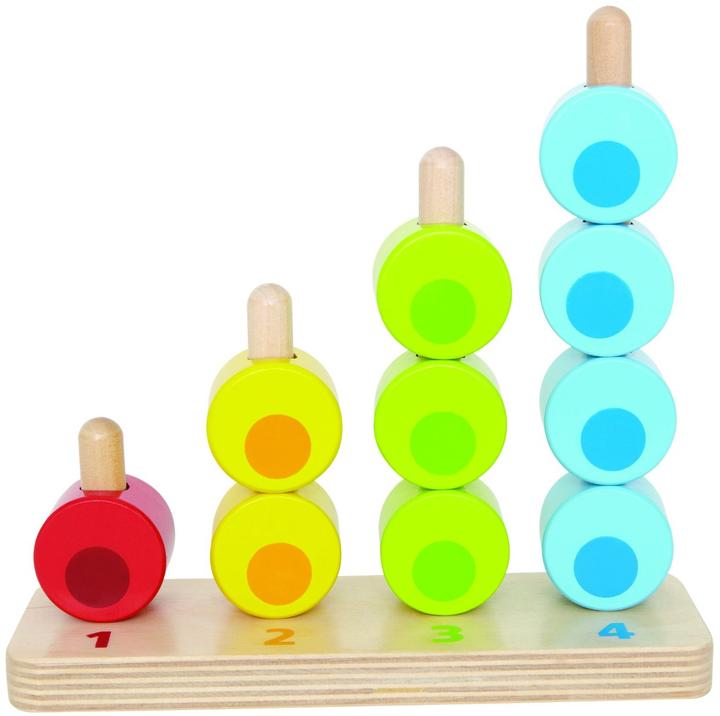 Actual product image Hape Counting and plugging game