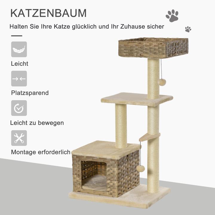 Produktbild Jamb Katzenbaum (109 cm, Beige, Braun)