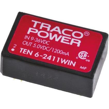 Thumbnail - TracoPower, Spannungswandler, DC/DC converter,9-36Vin,5Vout 1.2A,6W