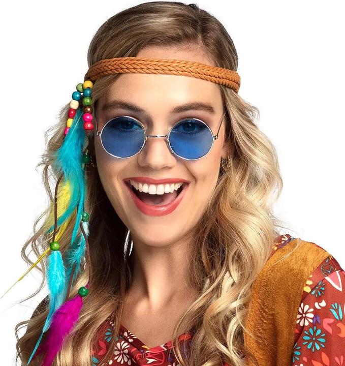 Actual product image Boland Hippie party glasses John