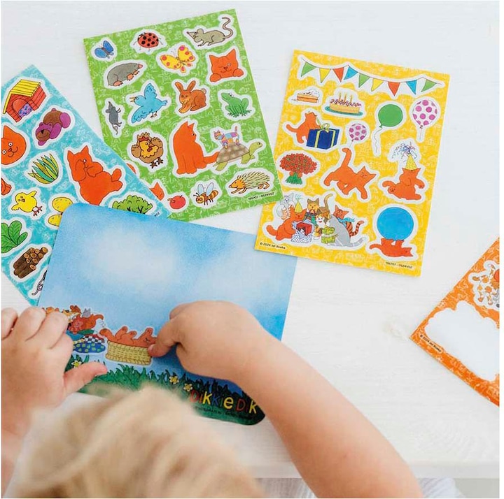 Productafbeelding Bambolino Toys Dikkie Dik Fensteraufkleber, 45 Stück.