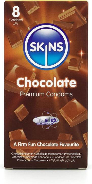 Productafbeelding Skins Chocolade" 12 condooms met zoet chocolade aroma (12 Pcs.)