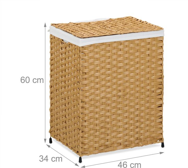 Image du produit Relaxdays Panier à laver (90 l)